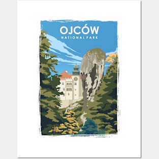 Ojcow National Park Minimal Travel Art Posters and Art